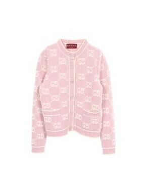Gucci Gg Boucle Wool Jacquard Cardigan #365310G10B